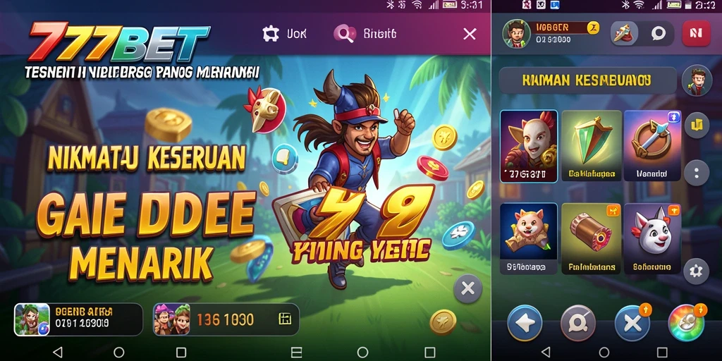 Screenshot 777BET menampilkan gameplay Idle yang menarik dan interaktif.