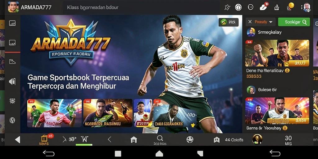 Tampilan menarik dari gameplay taruhan di ARMADA777.