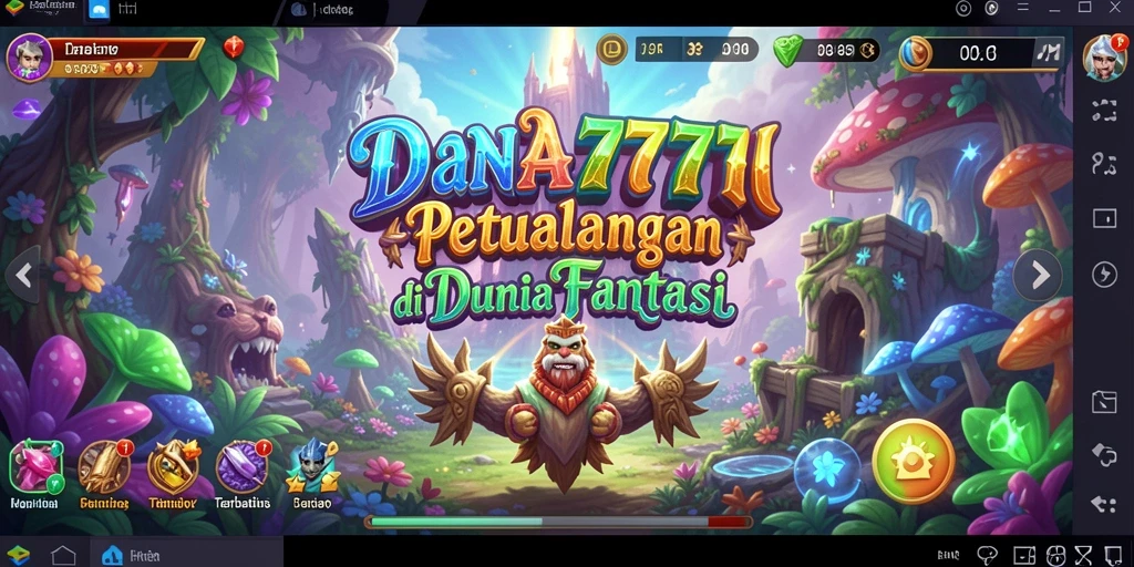 Tampilan menakjubkan dari gameplay petualangan DANA777 yang seru.