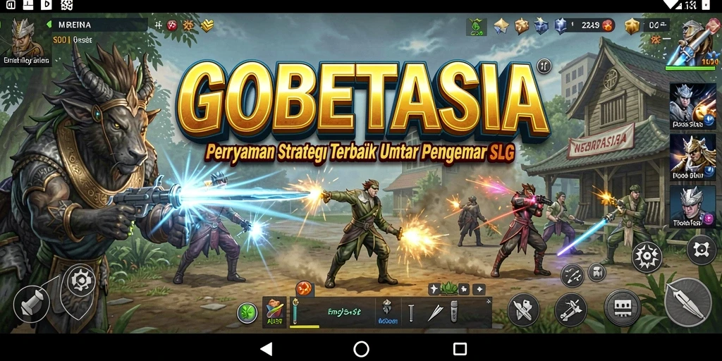 Tampilan gameplay menegangkan di GOBETASIA dengan strategi yang menarik.