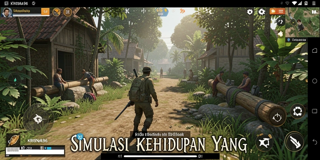Tampilan menarik dari gameplay KRISNA96 yang memukau.