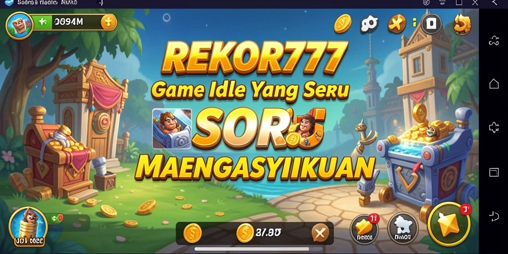 Tampilan gameplay <strong>REKOR777</strong> yang menarik dan penuh warna.
